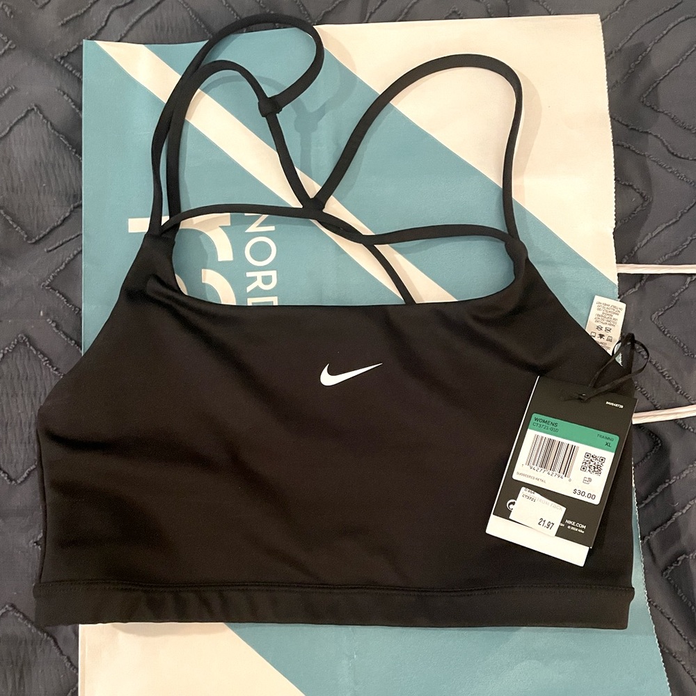 Nike strappy sports bra